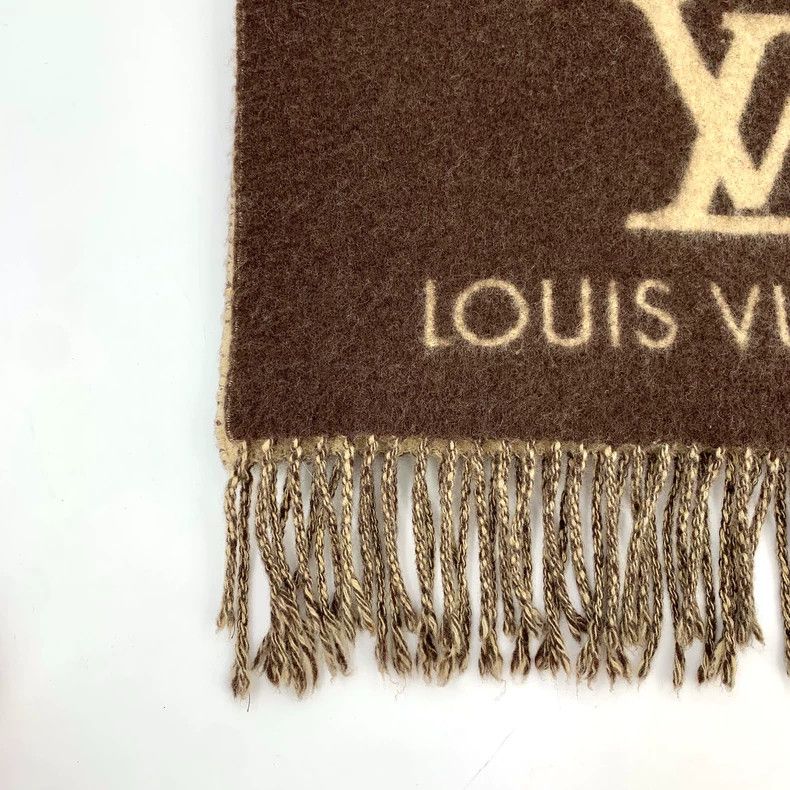 Louis Vuitton Louis Vuitton Monogram Cashmere Scarf- dmc Size ONE SIZE - 4 Thumbnail