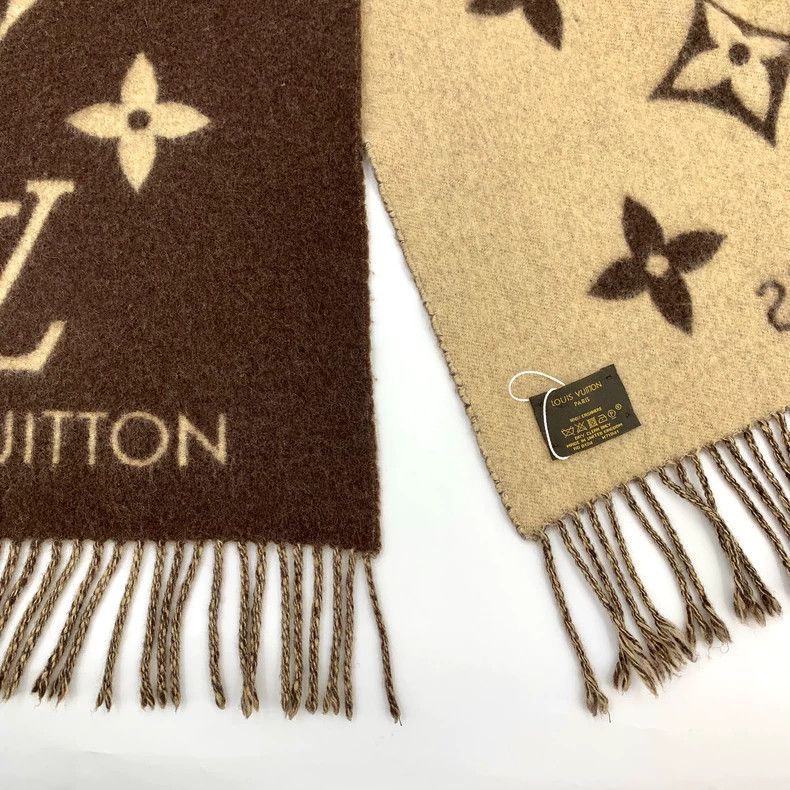 Louis Vuitton Louis Vuitton Monogram Cashmere Scarf- dmc Size ONE SIZE - 5 Thumbnail