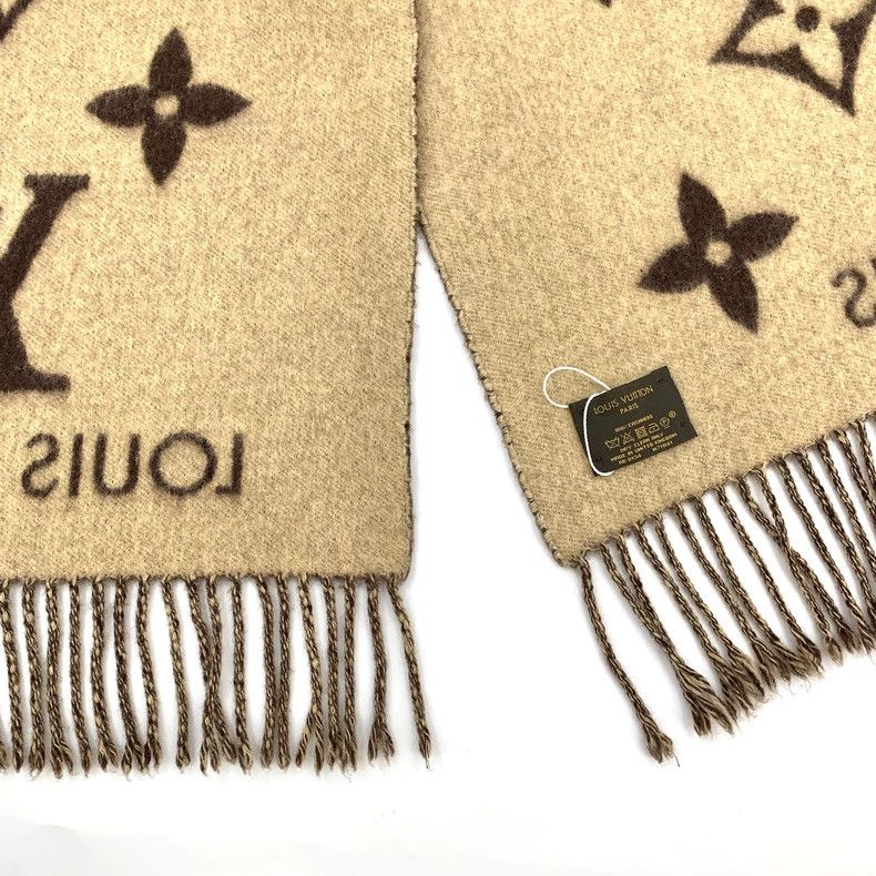 Louis Vuitton Louis Vuitton Monogram Cashmere Scarf- dmc Size ONE SIZE - 6 Thumbnail