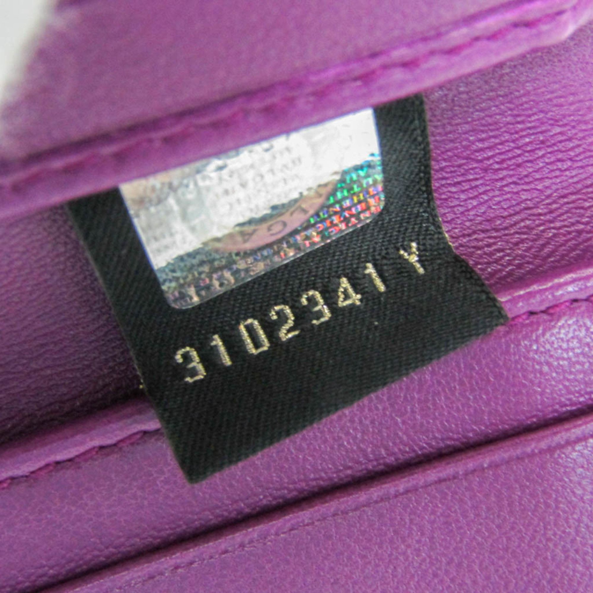 Bvlgari Bvlgari 287264 Leather Card Case Pink,Purple Size ONE SIZE - 12 Thumbnail