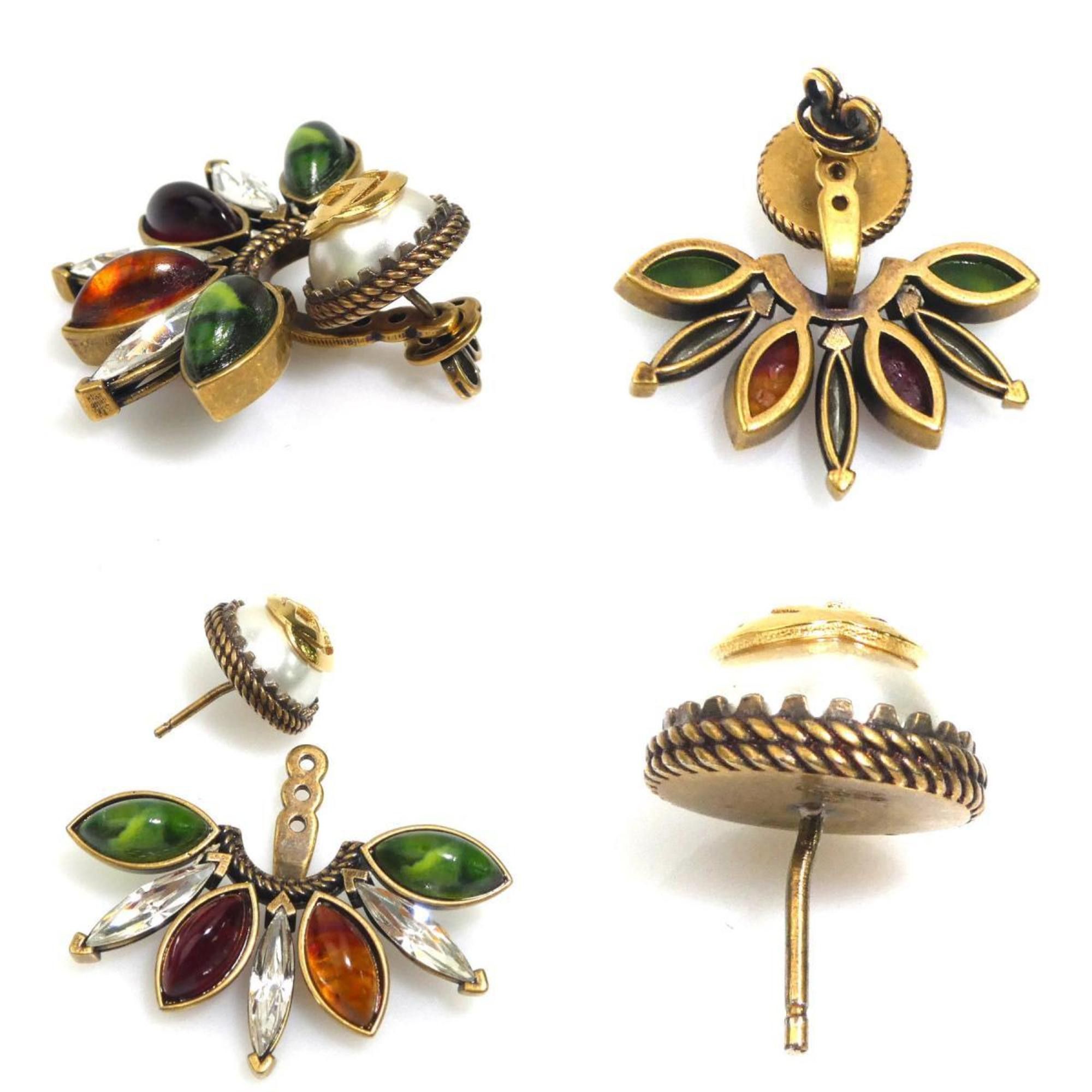 Gucci Gucci single earrings in multicolored metal for men and women, h31471g Size ONE SIZE - 4 Thumbnail