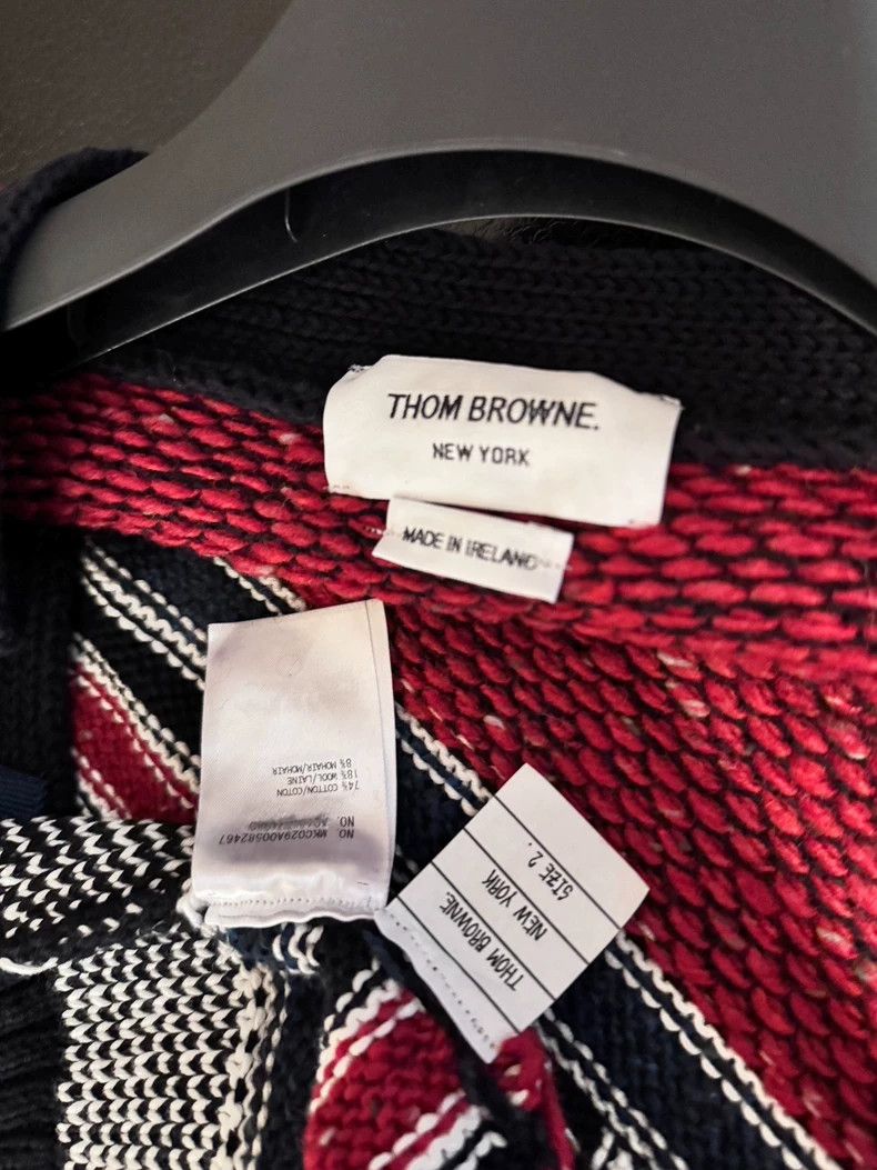 Thom Browne Thom Browne Whale Stripe Knit Cardigan- dmc Size US M / EU 48-50 / 2 - 3 Thumbnail