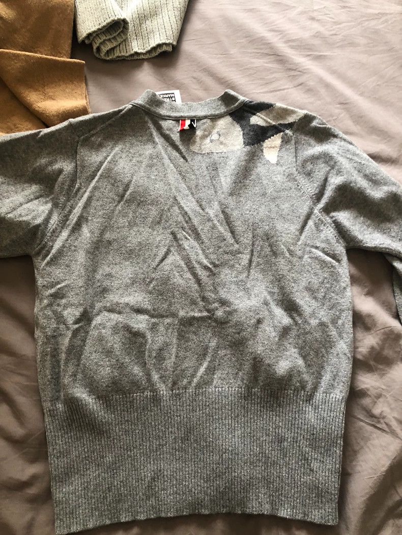 Thom Browne Thom Browne Cashmere Cardigan Sweater- dmc Size US M / EU 48-50 / 2 - 2 Thumbnail