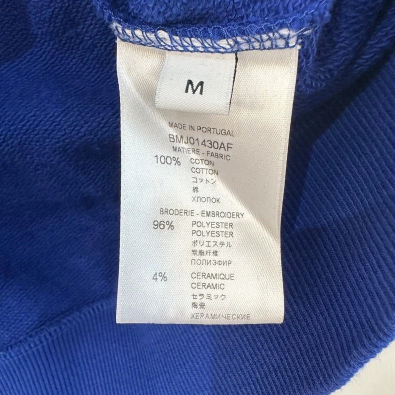 Givenchy Givenchy Blue Embroidered Logo Sweatshirt- dmc Size US M / EU 48-50 / 2 - 5 Thumbnail