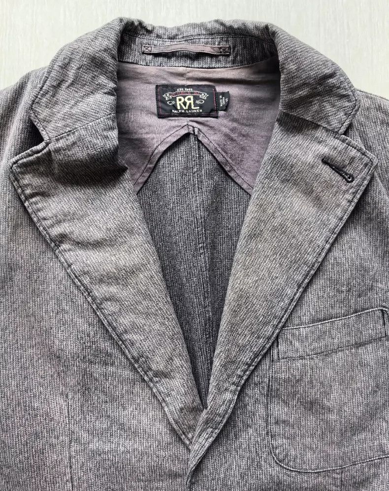 RRL Ralph Lauren RRL Pepper Salt Gray Blazer Jacket- dmc Size US S / EU 44-46 / 1 - 2 Thumbnail