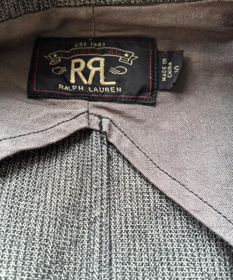 RRL Ralph Lauren RRL Pepper Salt Gray Blazer Jacket- dmc Size US S / EU 44-46 / 1 - 6 Thumbnail