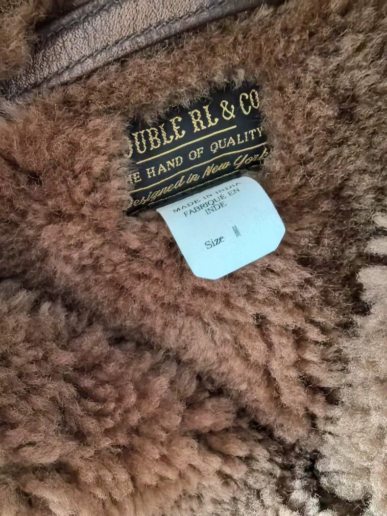 RRL Ralph Lauren RRL Double RL Shearling Leather Jacket- dmc Size US M / EU 48-50 / 2 - 5 Thumbnail