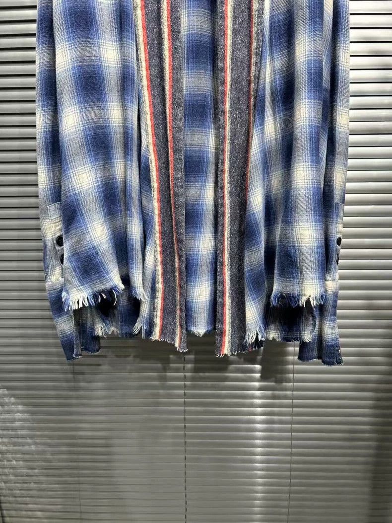 Greg Lauren Greg Lauren Blue Plaid Robe Coat- dmc Size US M / EU 48-50 / 2 - 3 Thumbnail
