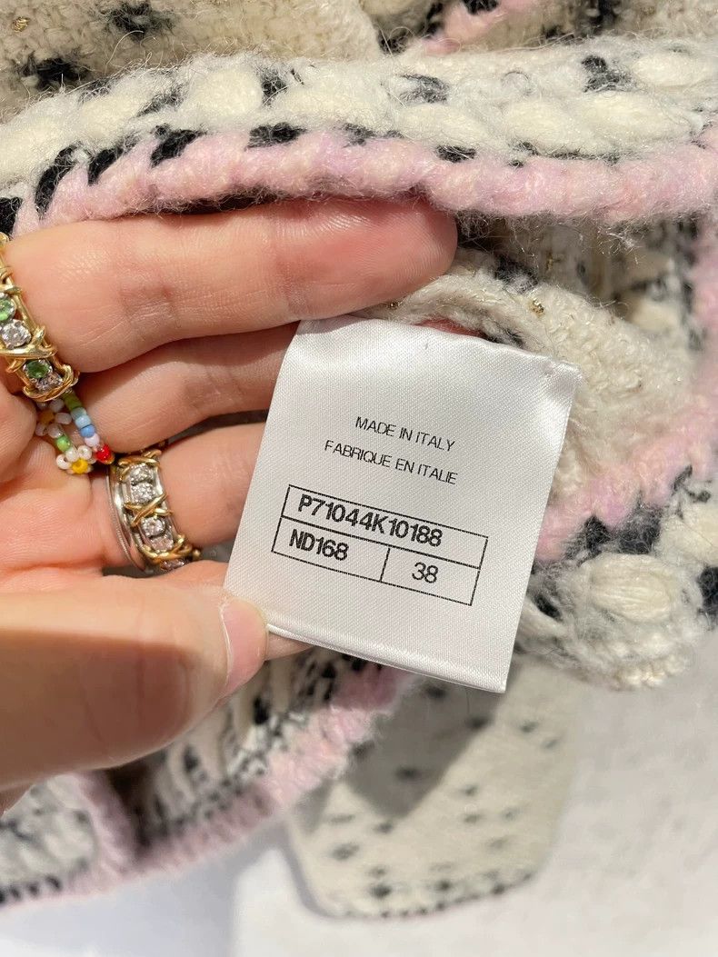 Chanel Chanel Polka Dot Double Pocket Jacket- dmc Size US M / EU 48-50 / 2 - 4 Thumbnail