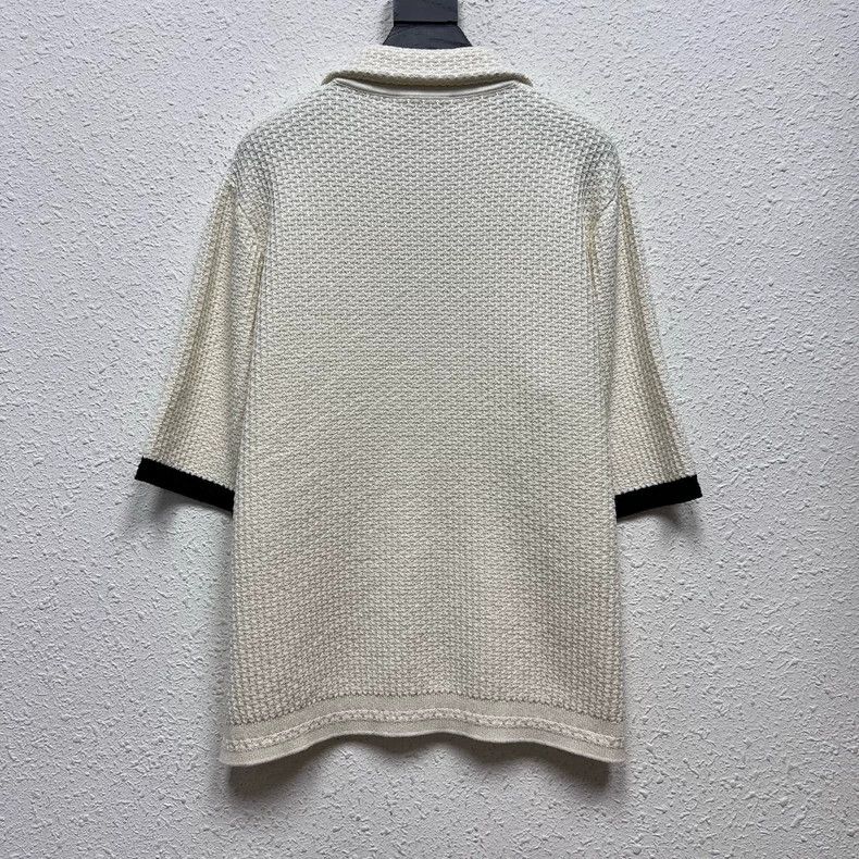 Chanel Chanel 24P Knit Polo Short Sleeve Shirt- dmc Size US M / EU 48-50 / 2 - 2 Thumbnail