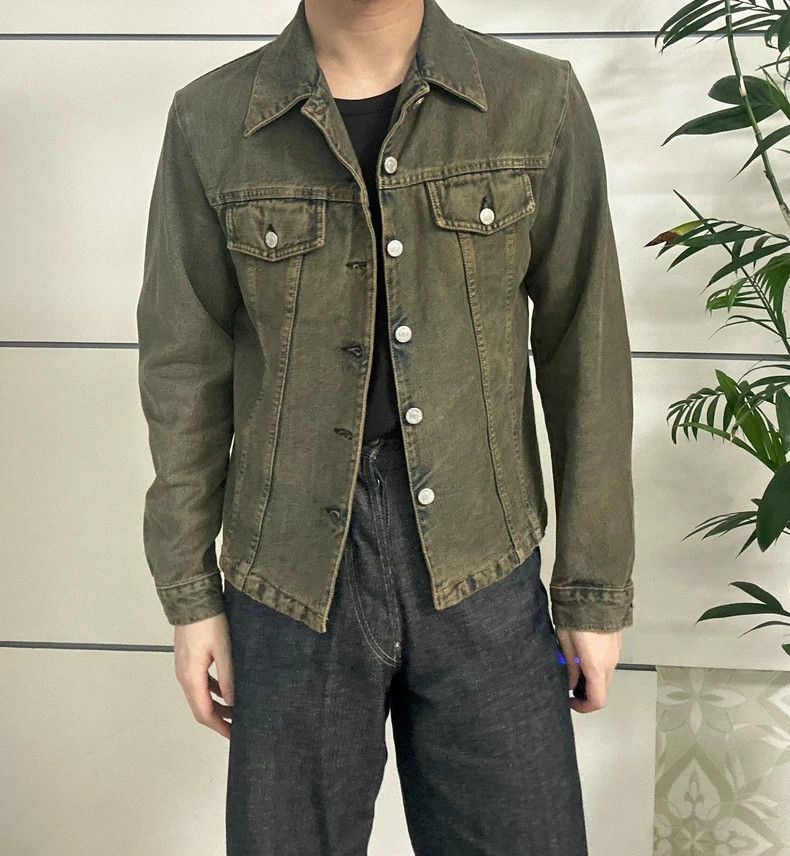 Helmut Lang Helmut Lang Mud-Dyed Denim Jacket- dmc Size US M / EU 48-50 / 2 - 7 Thumbnail