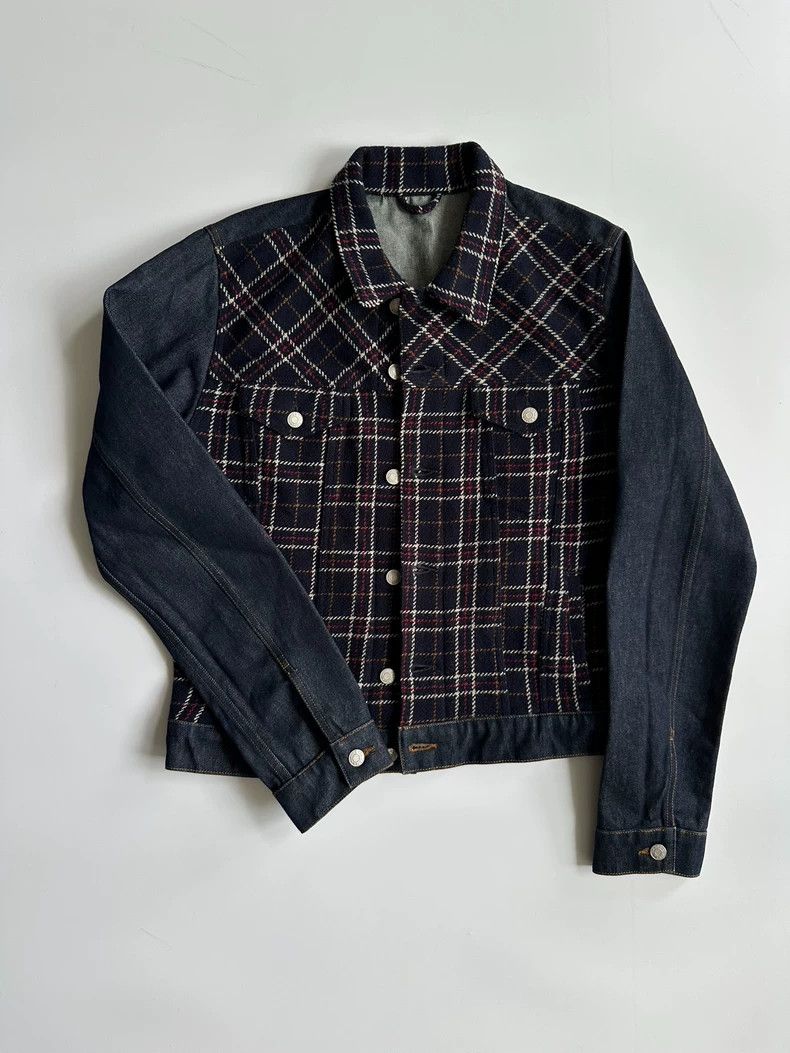Dries Van Noten Dries Van Noten Plaid Denim Jacket- dmc Size US M / EU 48-50 / 2 - 2 Thumbnail