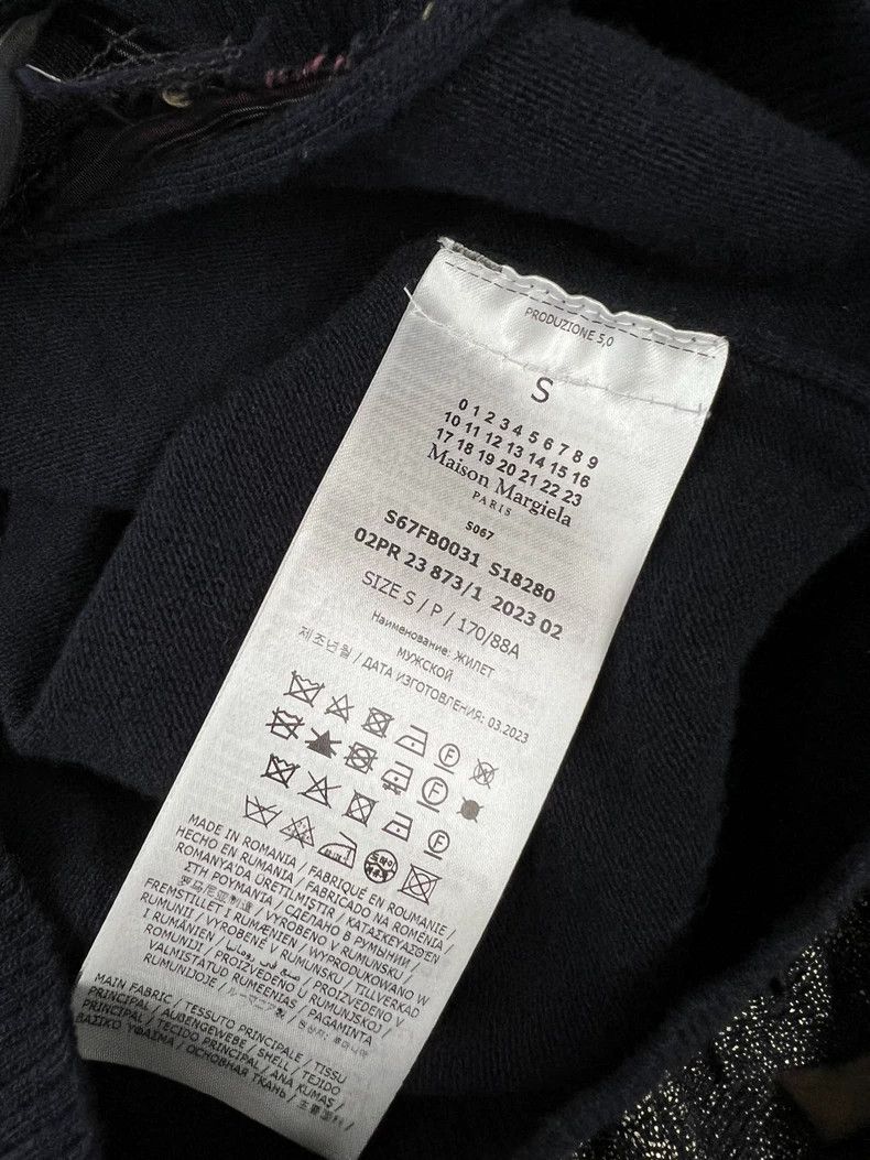 Maison Margiela Maison Margiela x Pendleton V-neck Knit Vest- dmc Size US S / EU 44-46 / 1 - 4 Thumbnail