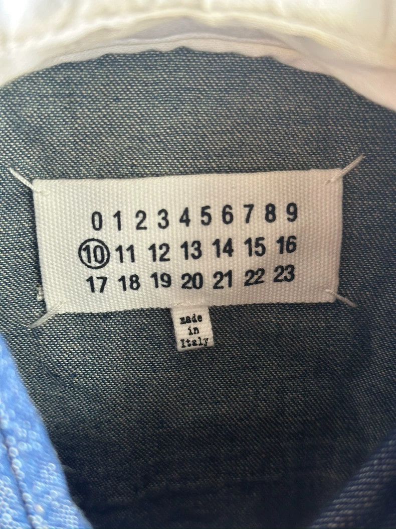 Maison Margiela Maison Margiela Denim Patchwork Button Shirt- dmc Size US M / EU 48-50 / 2 - 4 Thumbnail