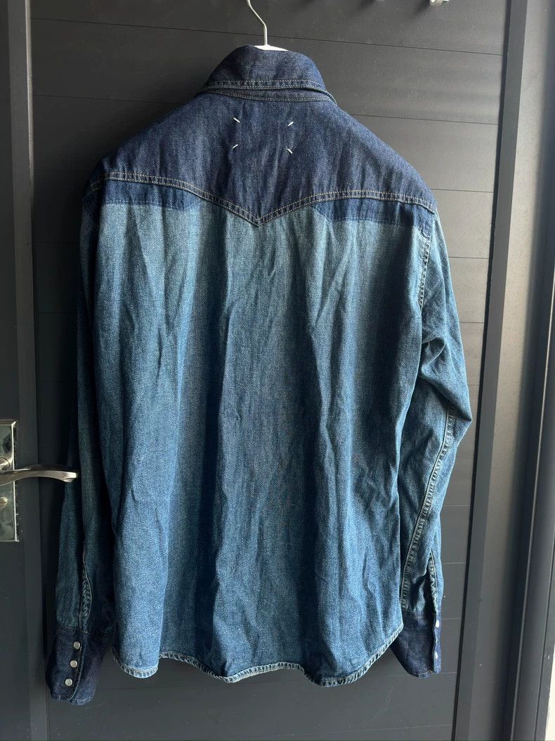 Maison Margiela Maison Margiela Denim Patchwork Button Shirt- dmc Size US M / EU 48-50 / 2 - 2 Thumbnail