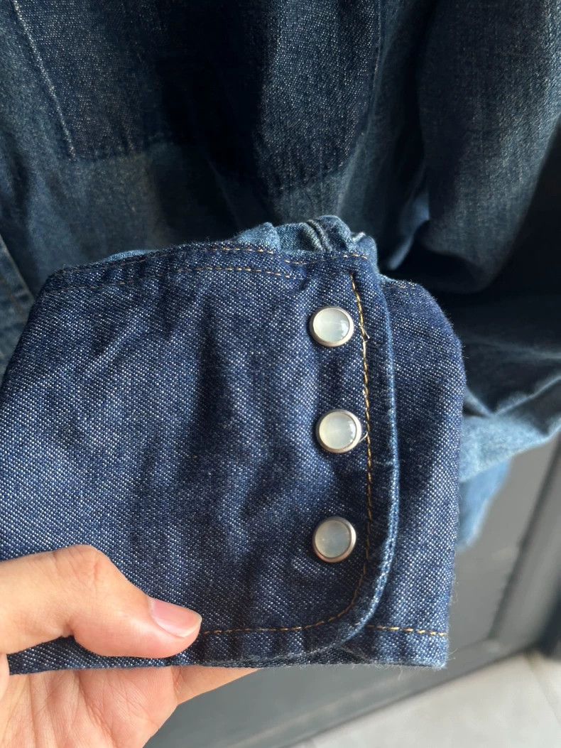 Maison Margiela Maison Margiela Denim Patchwork Button Shirt- dmc Size US M / EU 48-50 / 2 - 6 Thumbnail
