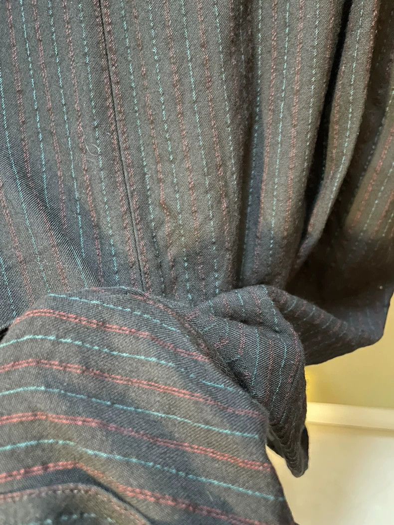 Yohji Yamamoto Yohji Yamamoto 94AW Stripe Coat- dmc Size US M / EU 48-50 / 2 - 5 Thumbnail