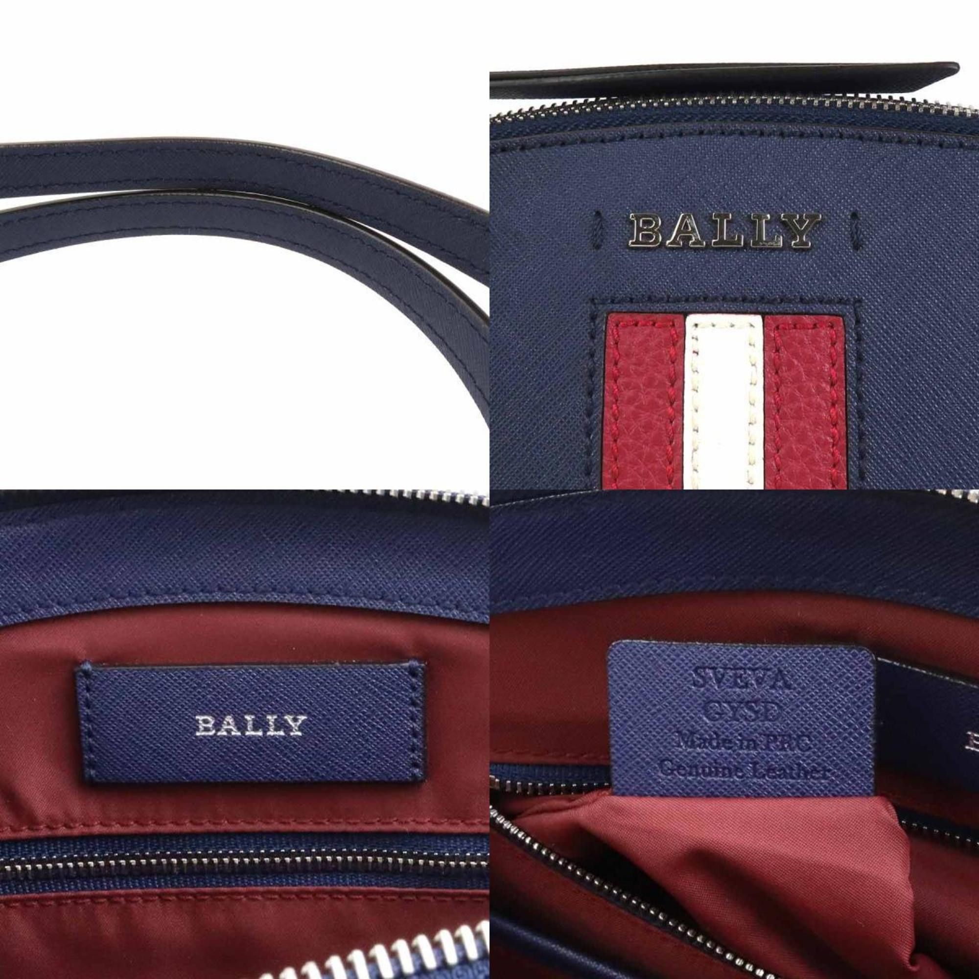 Bally Bally Shoulder Bag, Leather, Navy, Women's, 56284g Size ONE SIZE - 5 Thumbnail