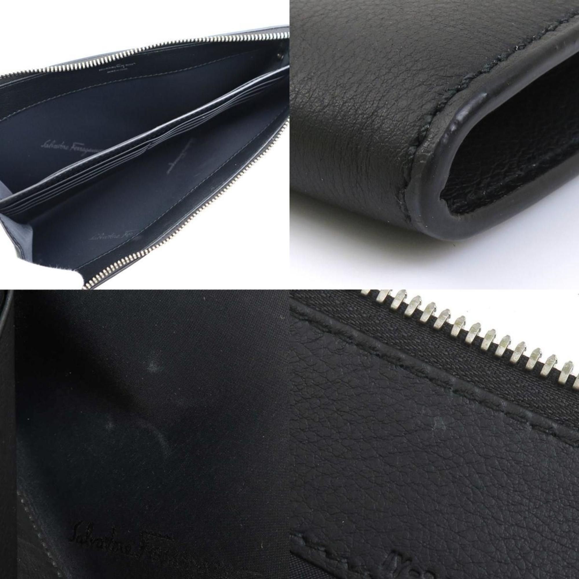 Salvatore Ferragamo Salvatore Ferragamo clutch bag in black leather for men and women, 56301a Size ONE SIZE - 3 Thumbnail