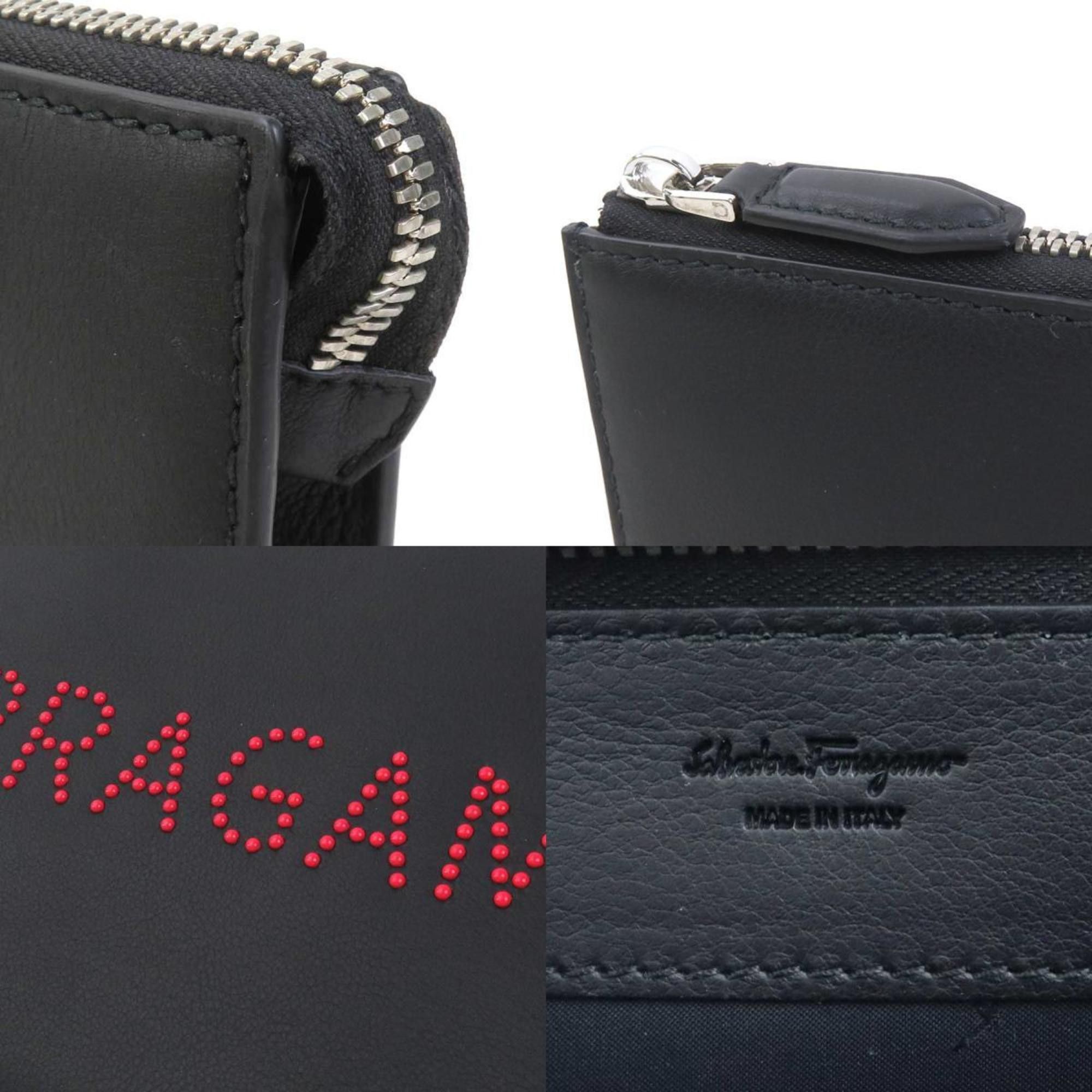 Salvatore Ferragamo Salvatore Ferragamo clutch bag in black leather for men and women, 56301a Size ONE SIZE - 4 Thumbnail