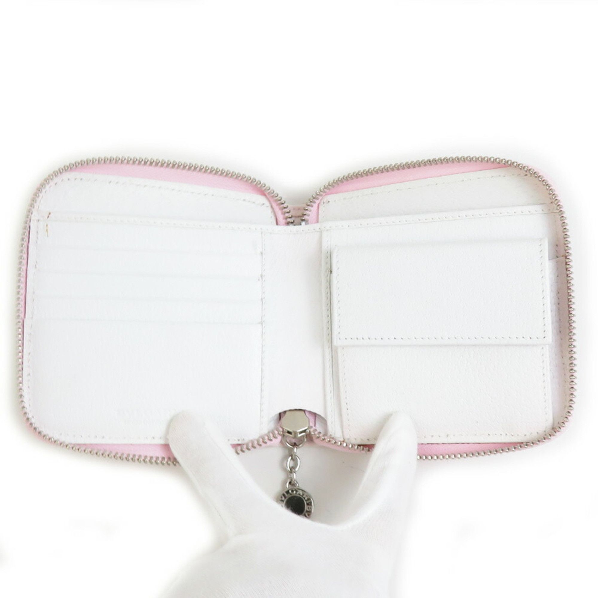 Bvlgari BVLGARI Women's Bifold Wallet in Light Pink Canvas (h31459g) Size ONE SIZE - 3 Thumbnail