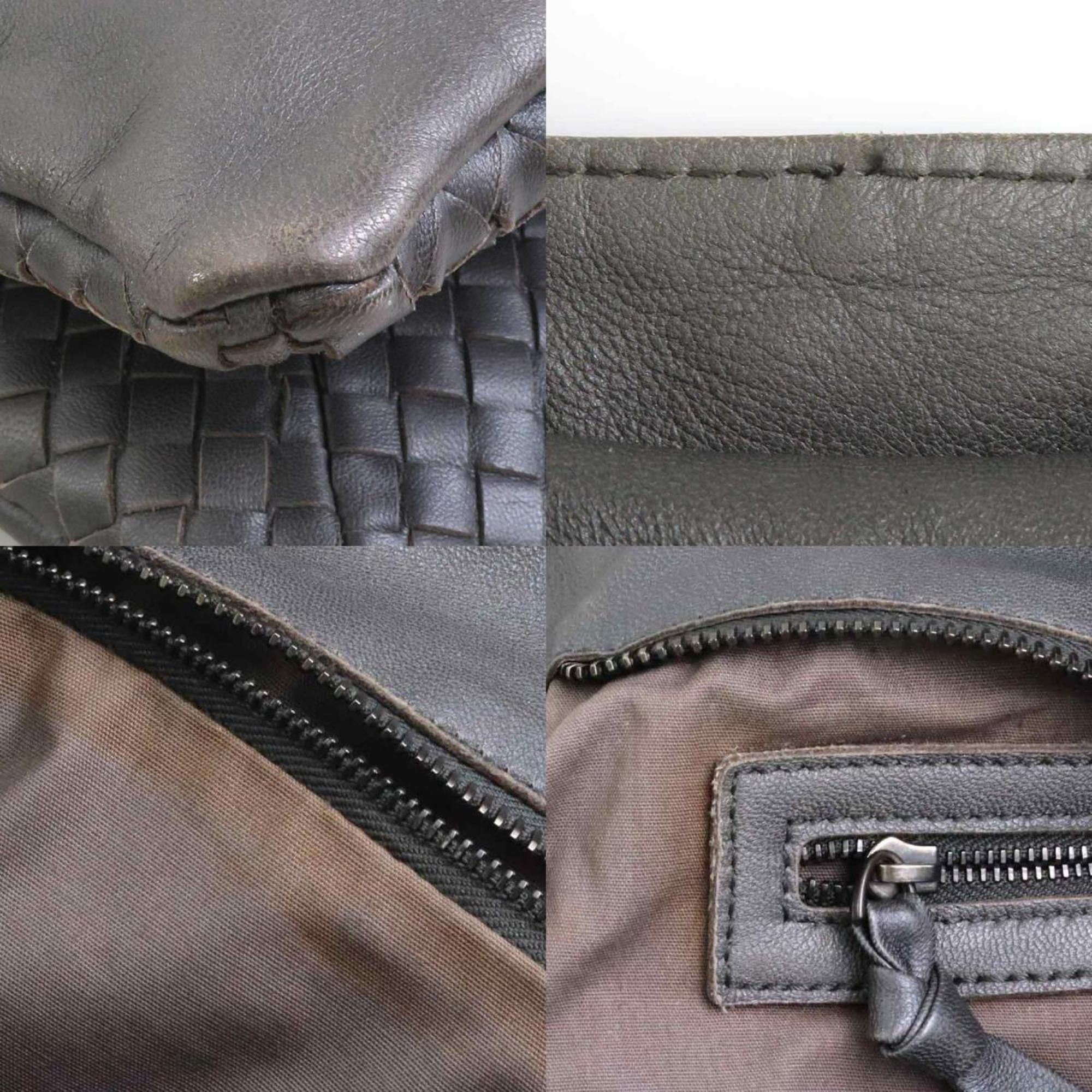 Bottega Veneta Bottega Veneta shoulder bag in grey and black leather, suitable for both men women, 56285g Size ONE SIZE - 3 Thumbnail