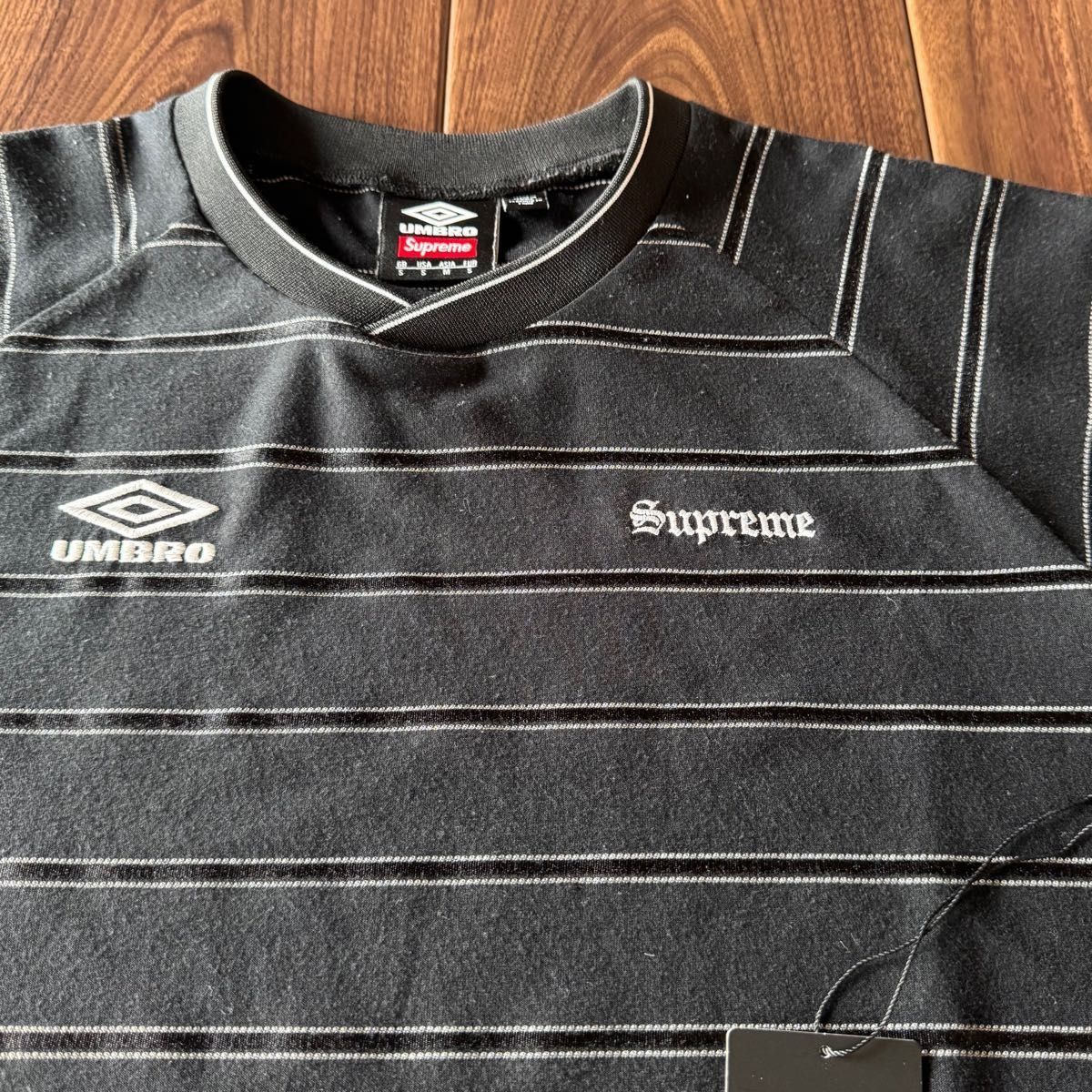 Supreme × Umbro Stripe Soccer Jersey s Supreme x Umbro Stripe Soccer Jersey 'Purple' – DISTRICT ONE NY
