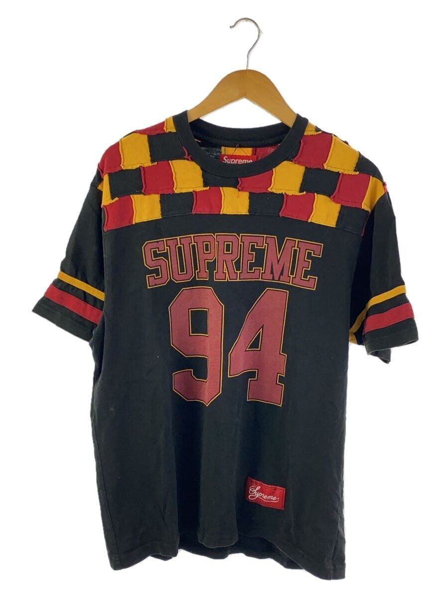 シャツ Supreme Patchwork YokeFootball Top Black 2024 supreme patchwork yoke football top black – change clothes