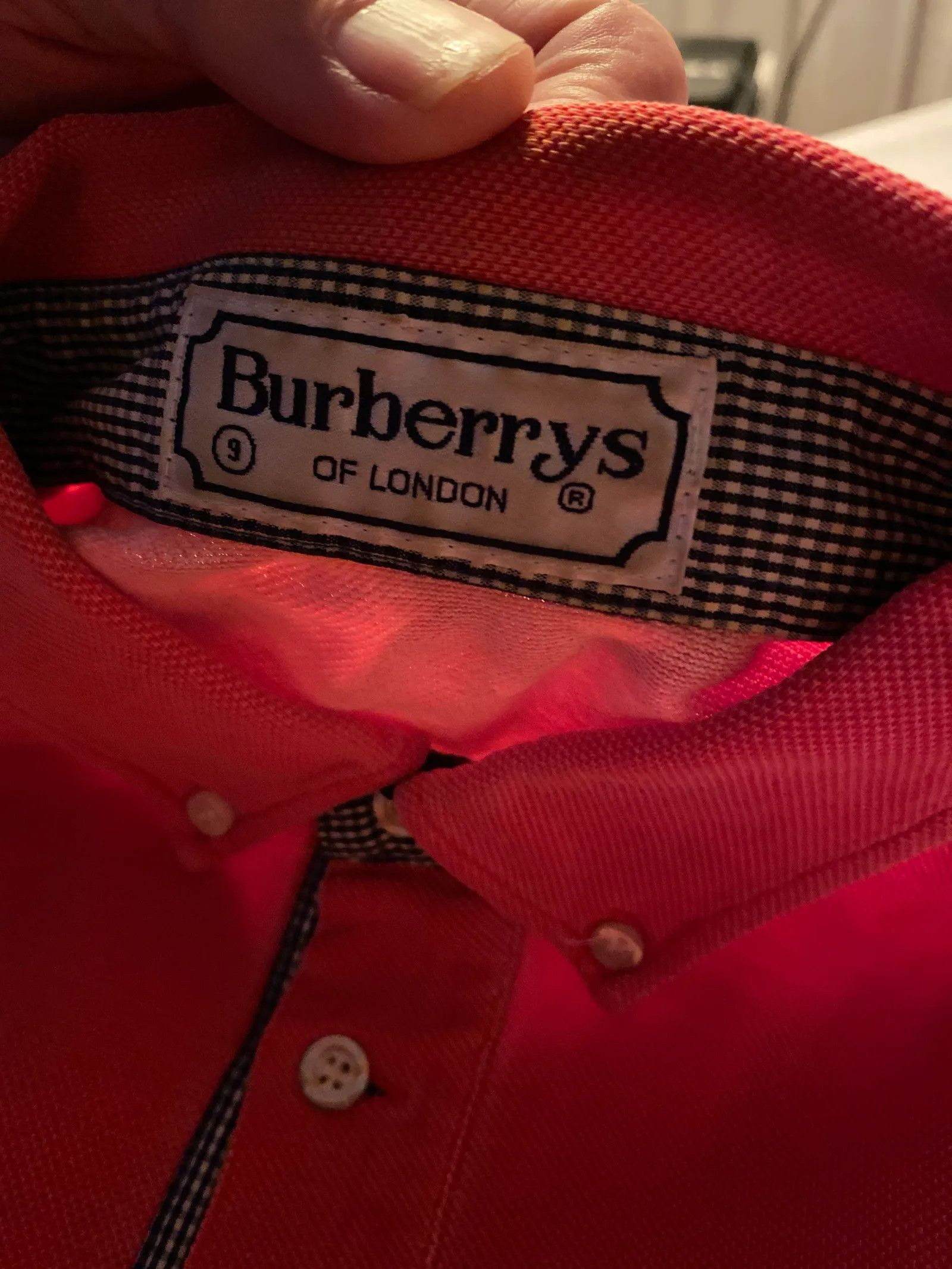 Burberry Burberrys Short Sleeve Shirt Size US XL / EU 56 / 4 - 2 Thumbnail