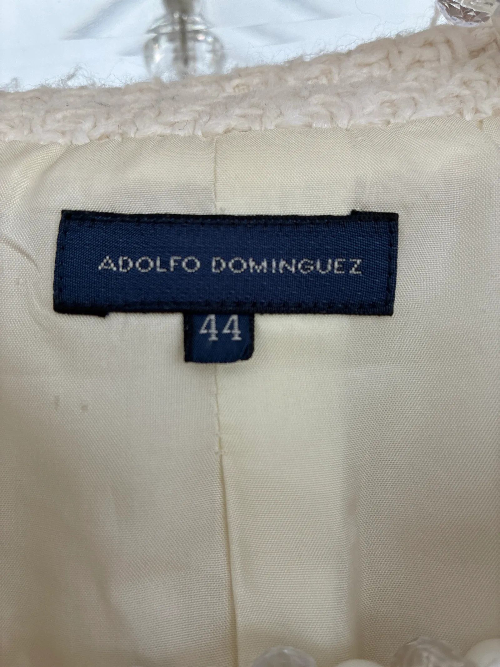 Adolfo Dominguez Adolfo Dominguez Kort offwhite kavaj fickor fram Blazer Size S / US 4 / IT 40 - 2 Thumbnail