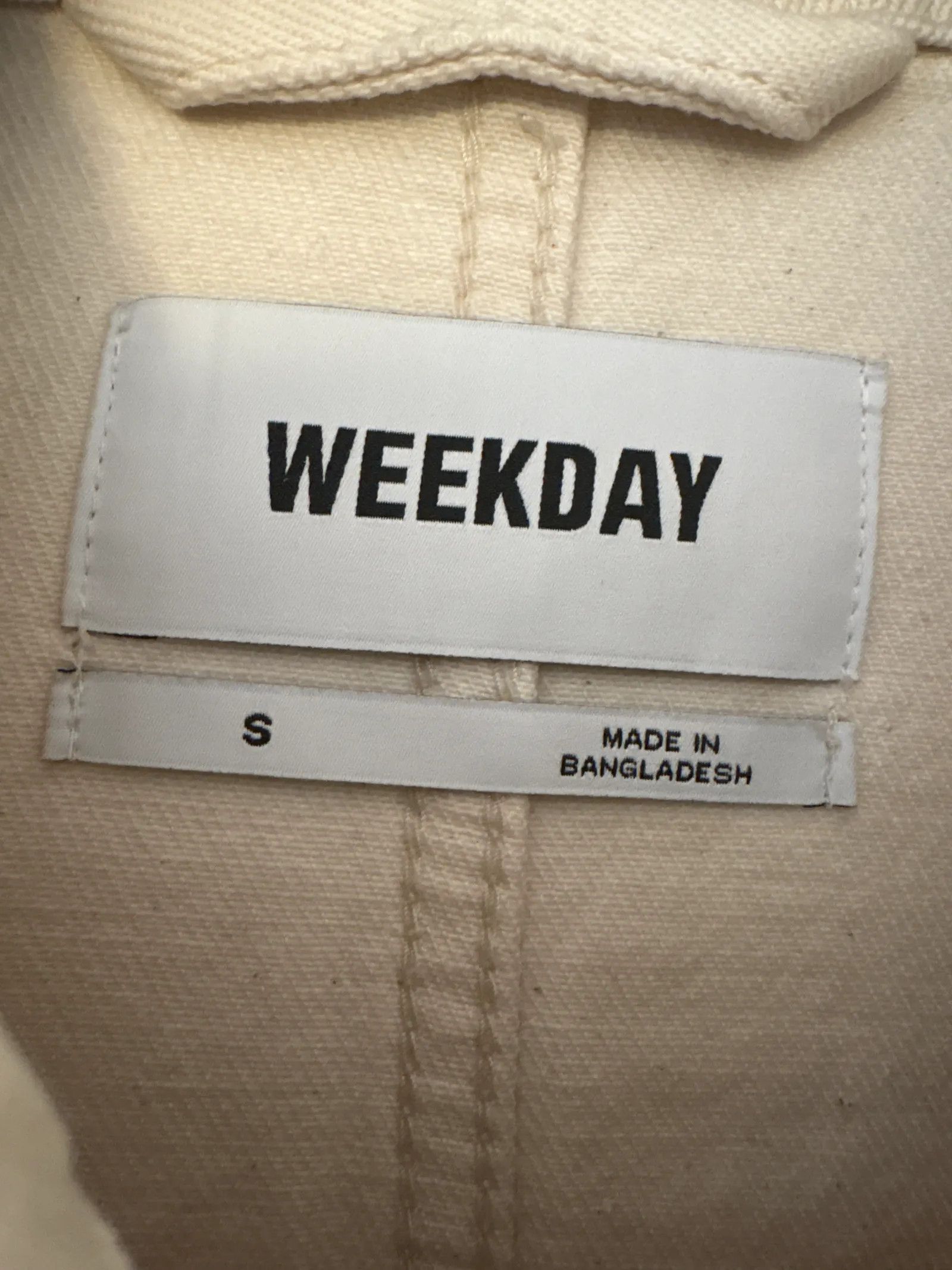 Weekday Weekday Clay Denim Jacket Jacket Size S / US 4 / IT 40 - 3 Thumbnail