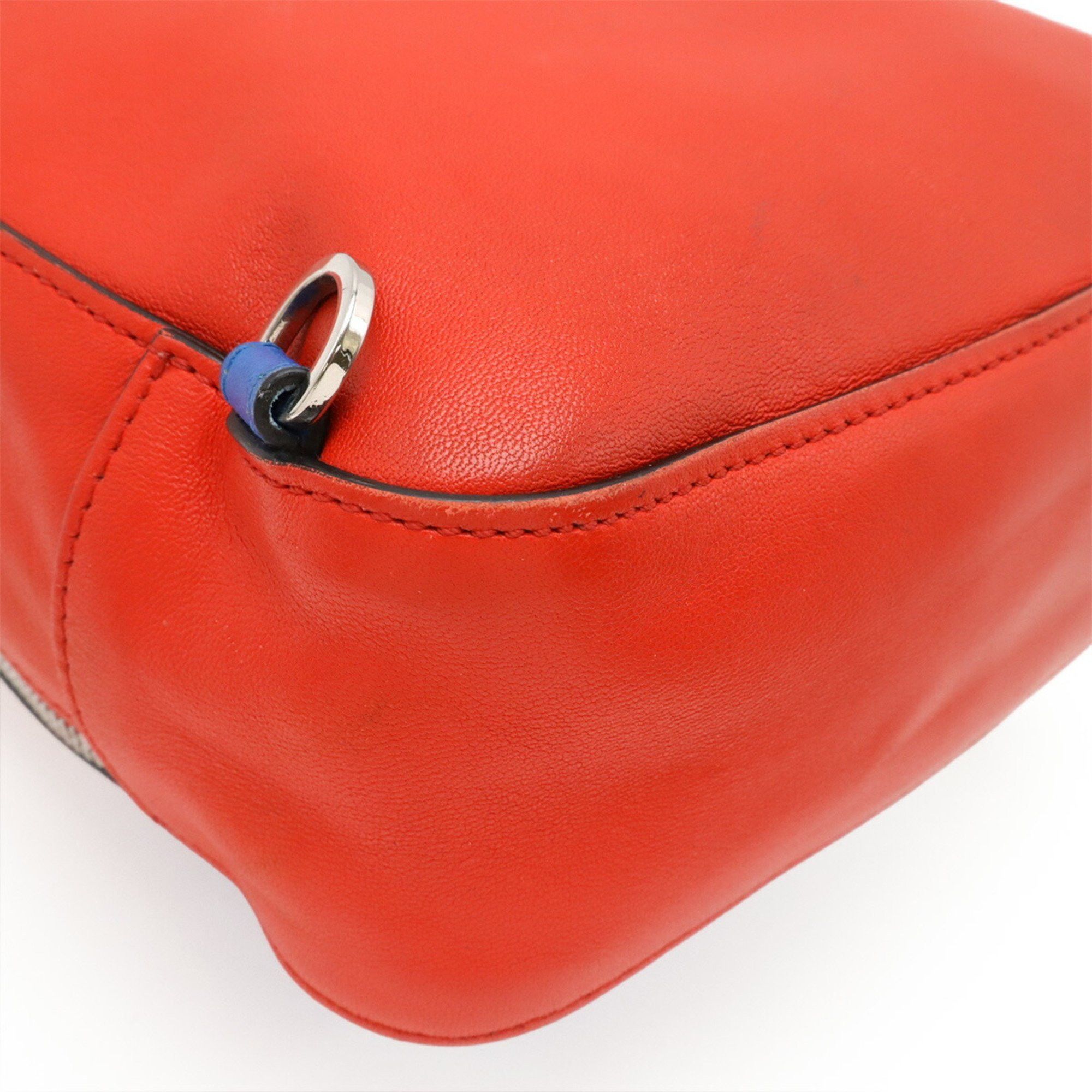 Versace Versace Medusa Backpack Rucksack Mini Leather Red Blue Size ONE SIZE - 4 Thumbnail