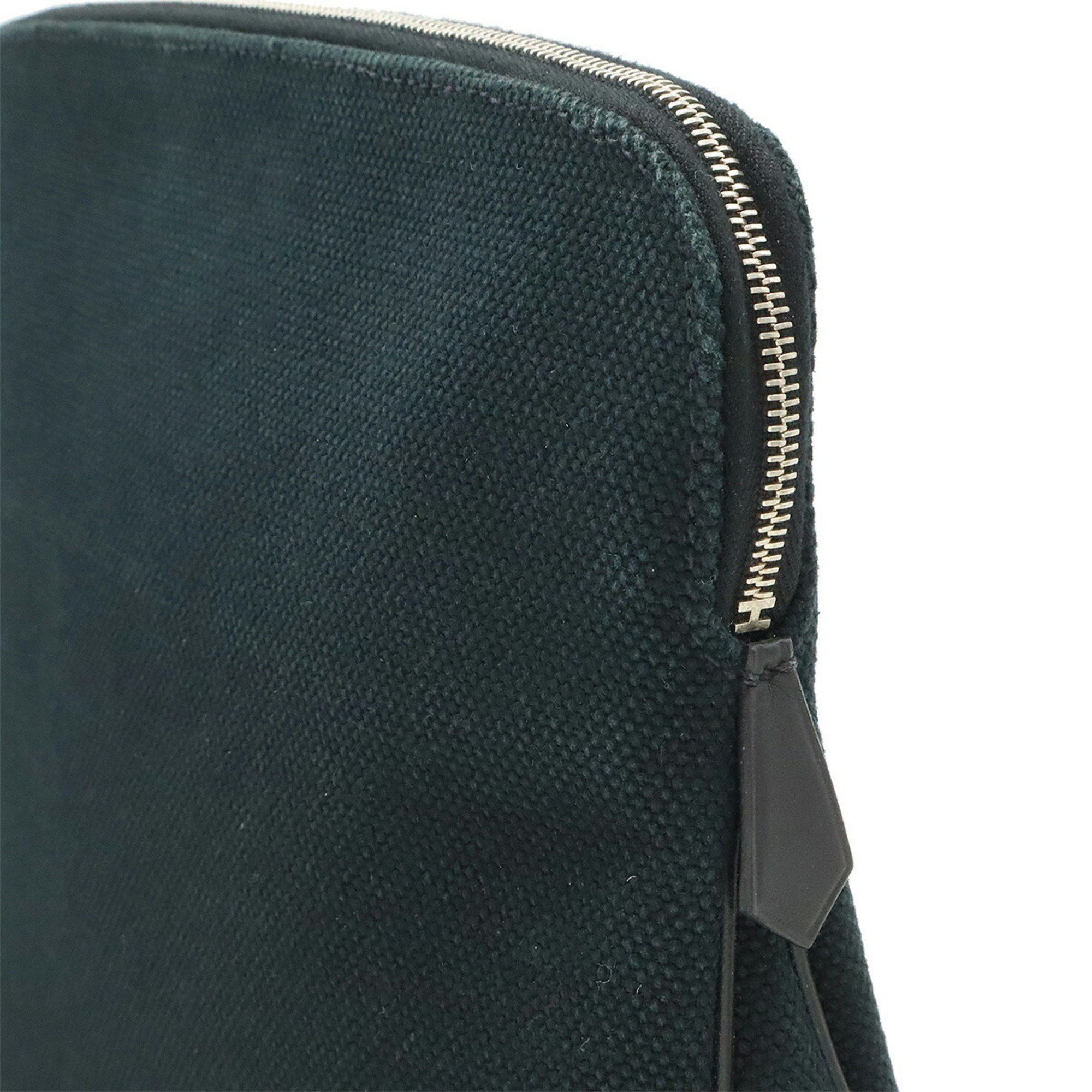 Hermes HERMES Eevoo Pouch, Multi-Pouch, Canvas and Leather, Black, J Stamp Size ONE SIZE - 7 Thumbnail
