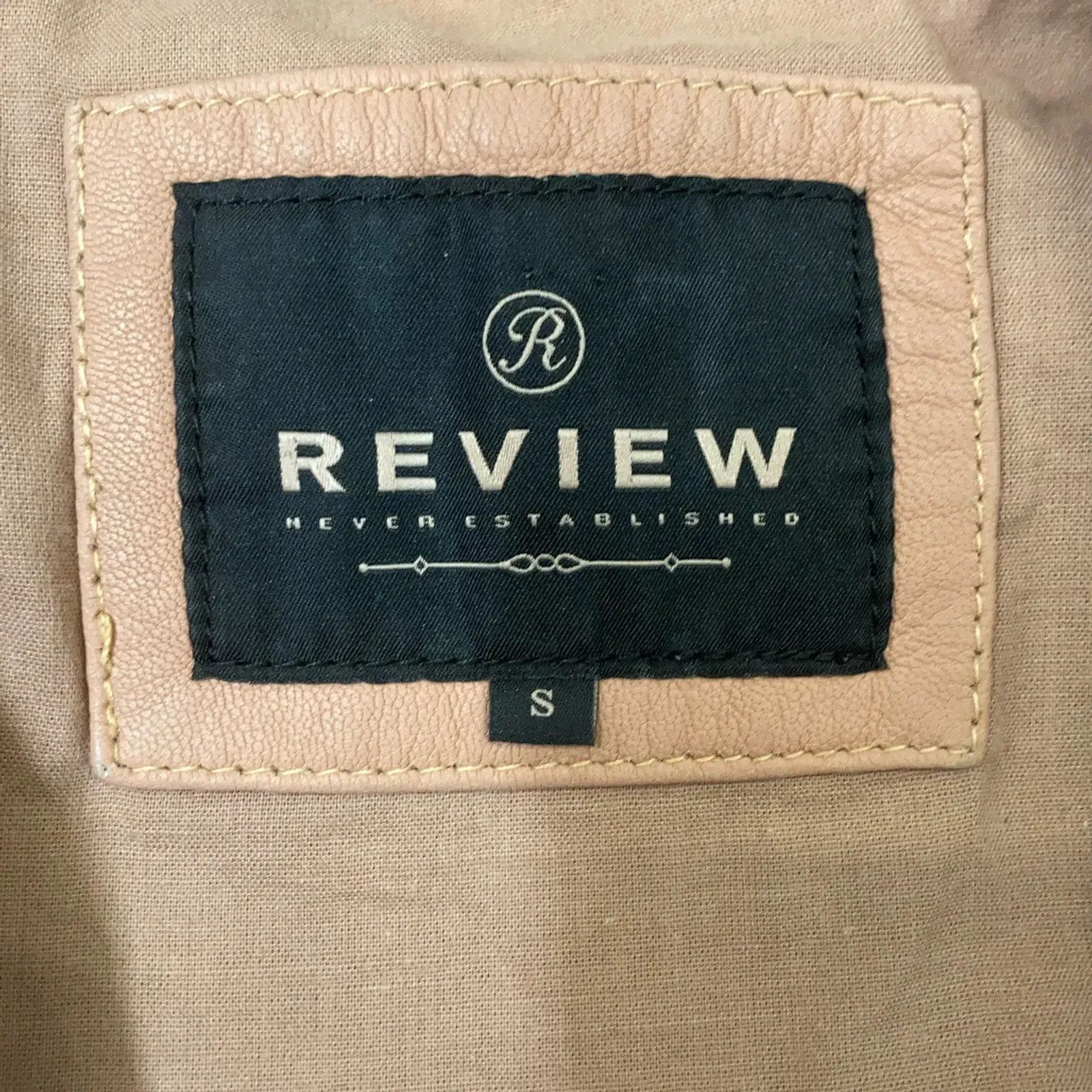 Review Review Leather Jacket Size S / US 4 / IT 40 - 3 Thumbnail