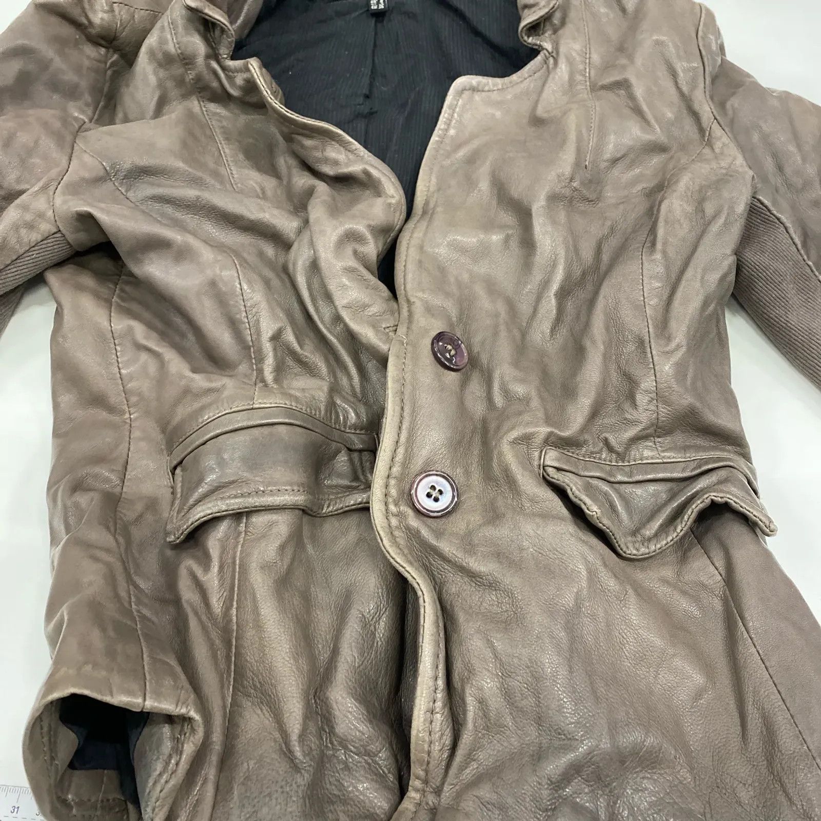 Muubaa Muubaa Leather Jacket Size XS / US 0-2 / IT 36-38 - 3 Thumbnail