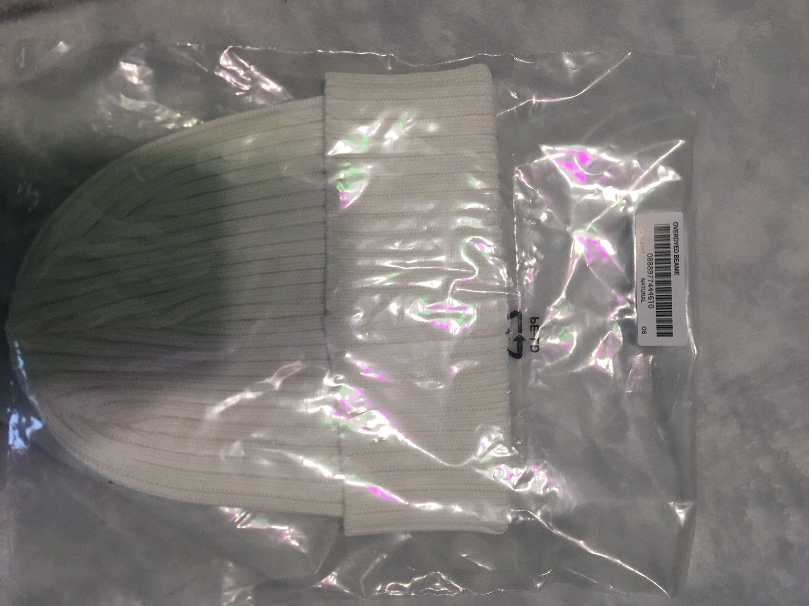 Supreme Supreme overdyed beanie white Size ONE SIZE - 2 Thumbnail