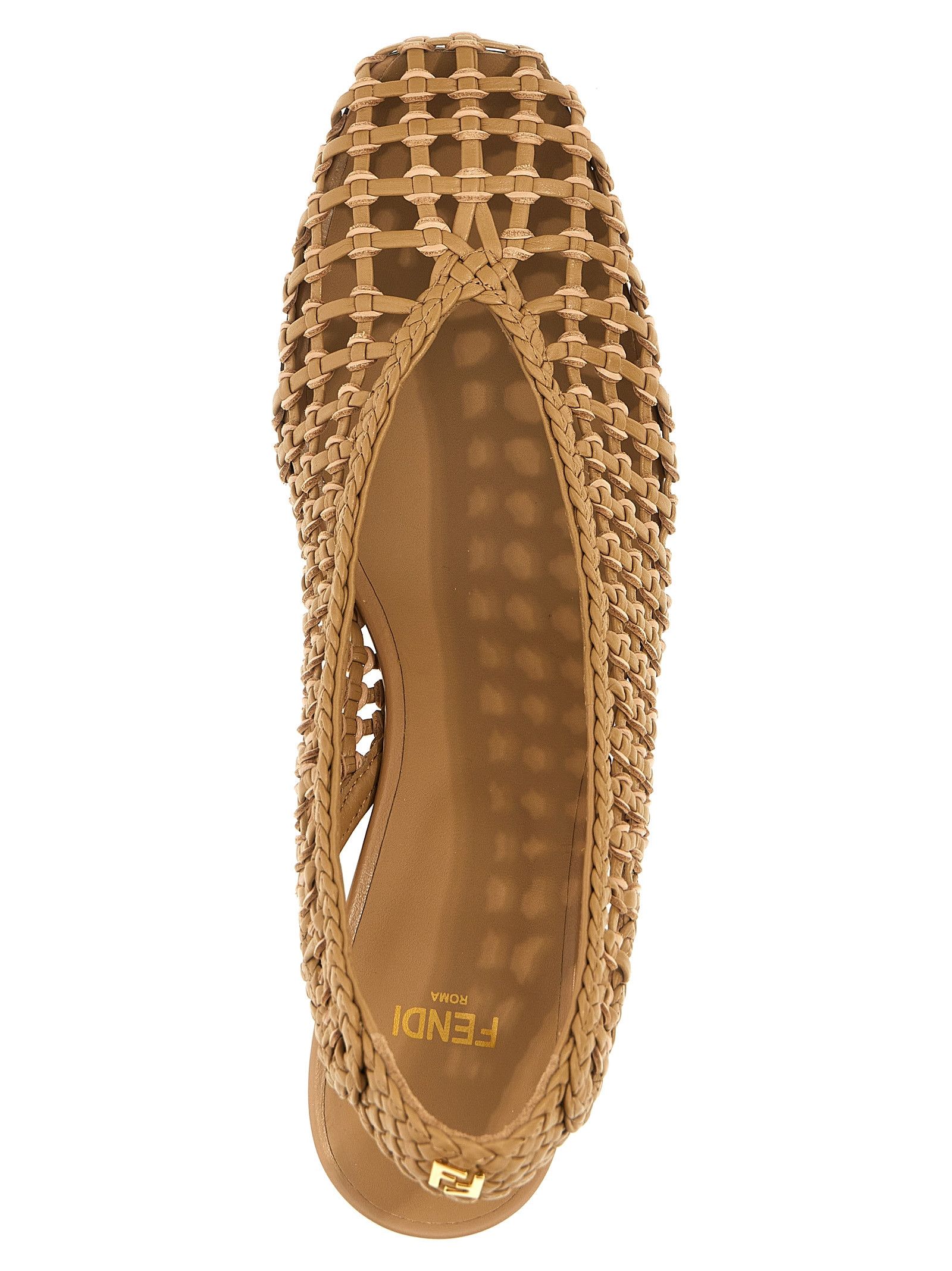 Fendi Braided Slingback Size US 11 / IT 41 - 4 Thumbnail