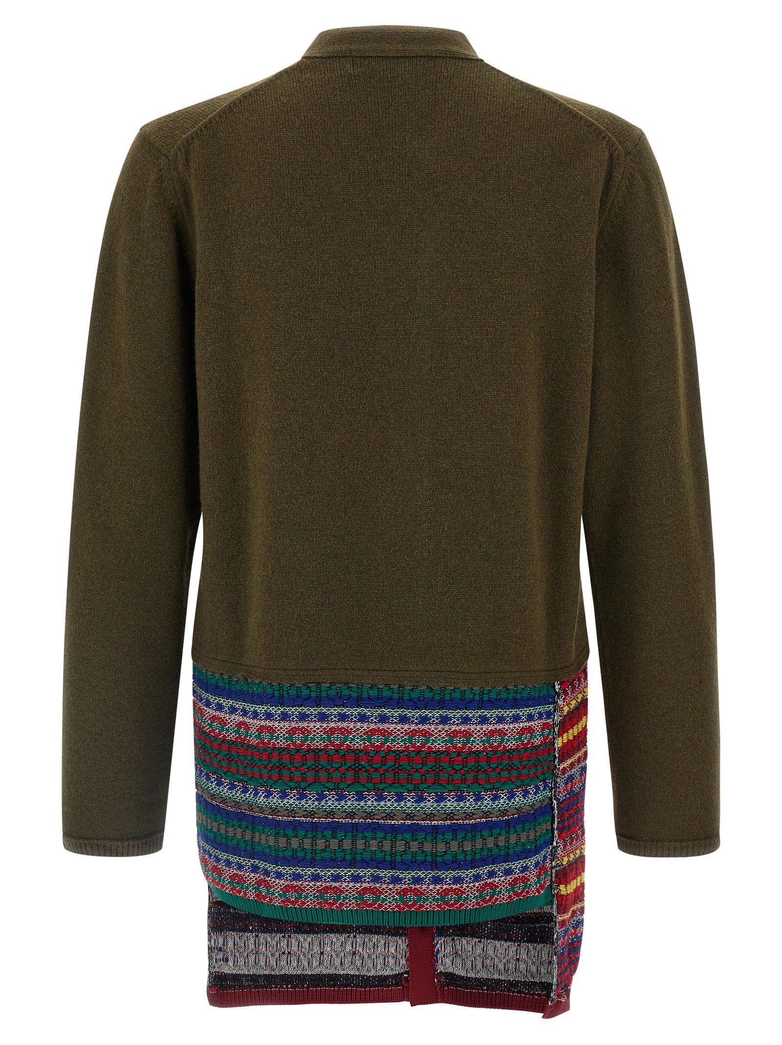 Comme des Garcons Homme Plus Jacquard Insert Cardigan Size US M / EU 48-50 / 2 - 2 Thumbnail