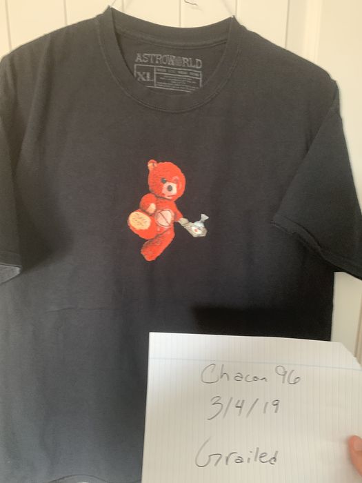 astroworld bear shirt