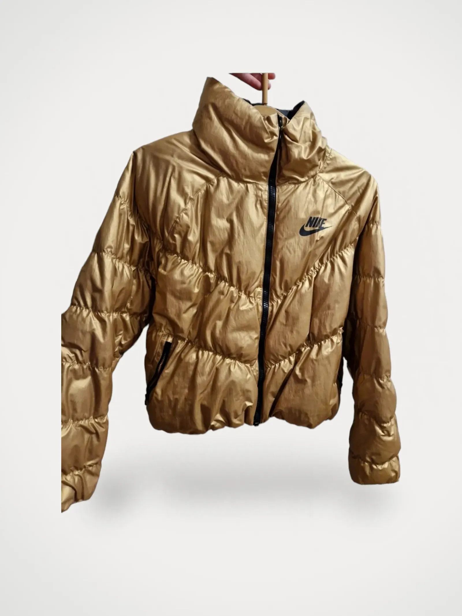 Nike Nike W SYN FILL SHINE JACKET GOLD Jacket Size M / US 6-8 / IT 42-44 - 2 Thumbnail