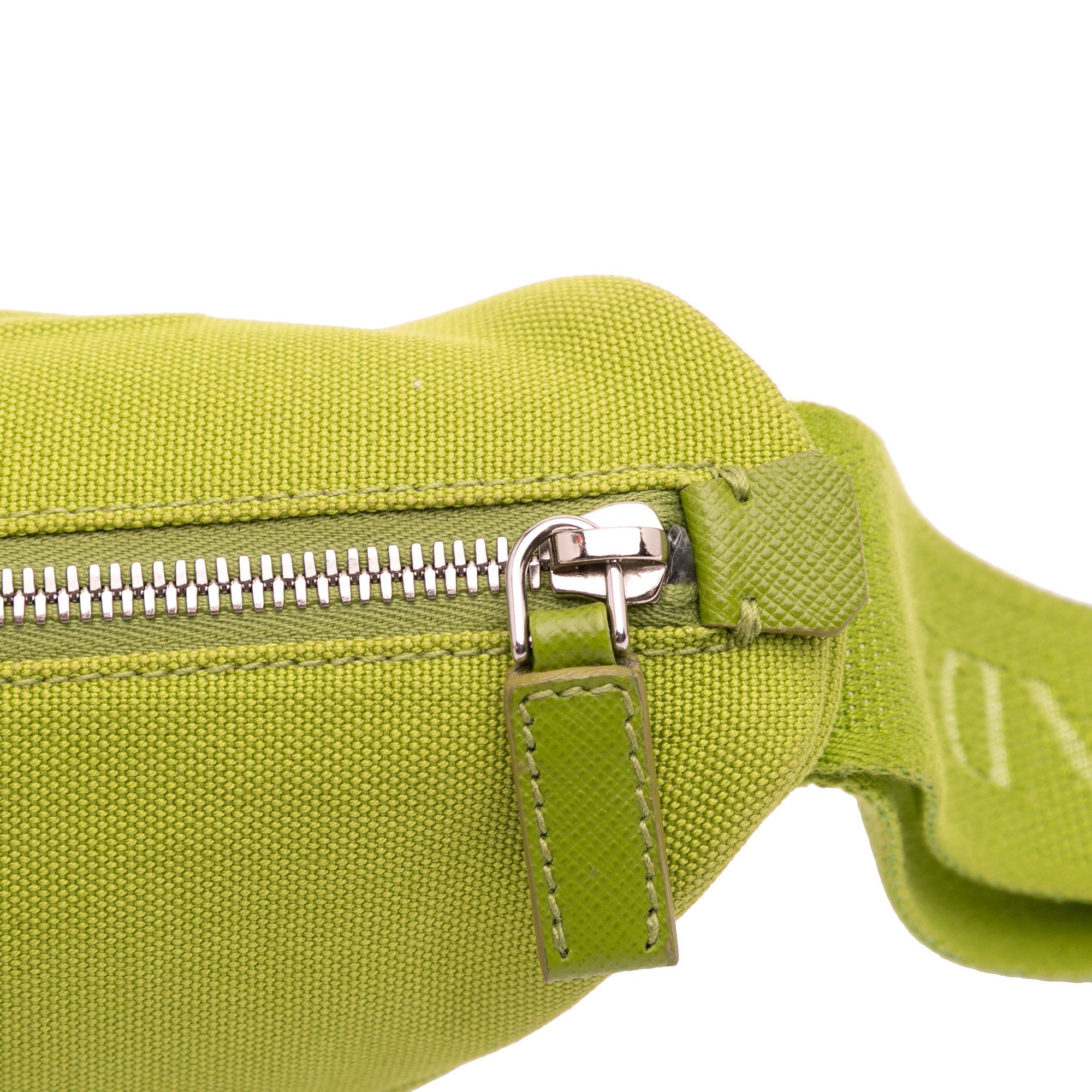 Prada Prada Canvas Canapa Triangle Logo Wristlet Clutch Size ONE SIZE - 6 Thumbnail