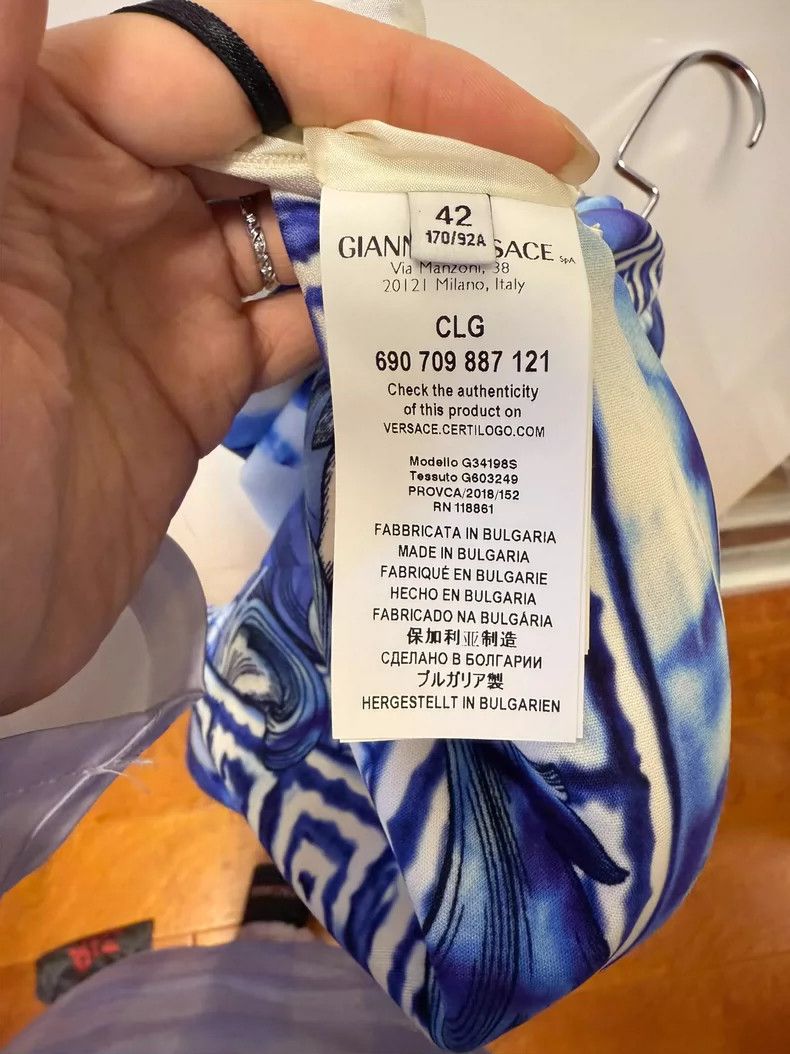 Versace Versace Sleeveless Printed Dress - dmc Size US M / EU 48-50 / 2 - 4 Thumbnail