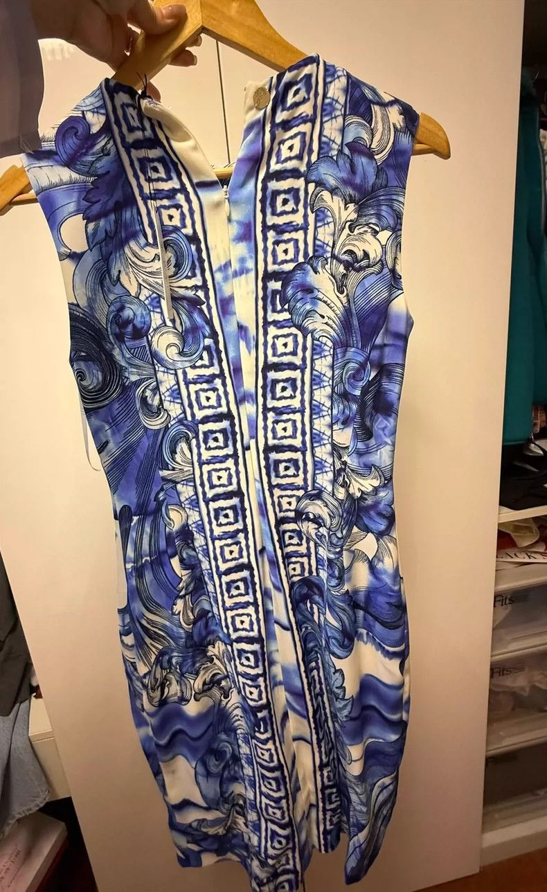 Versace Versace Sleeveless Printed Dress - dmc Size US M / EU 48-50 / 2 - 3 Thumbnail