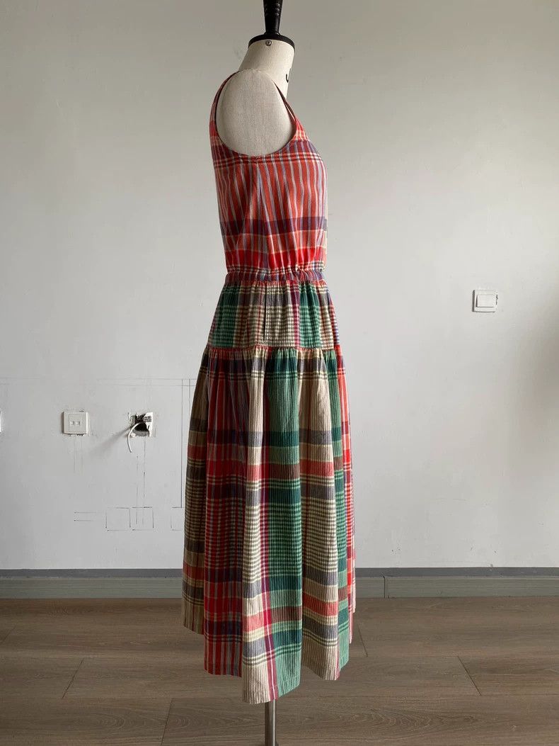 Issey Miyake Issey Miyake Sport Plaid Sleeveless Dress - dmc Size US M / EU 48-50 / 2 - 3 Thumbnail