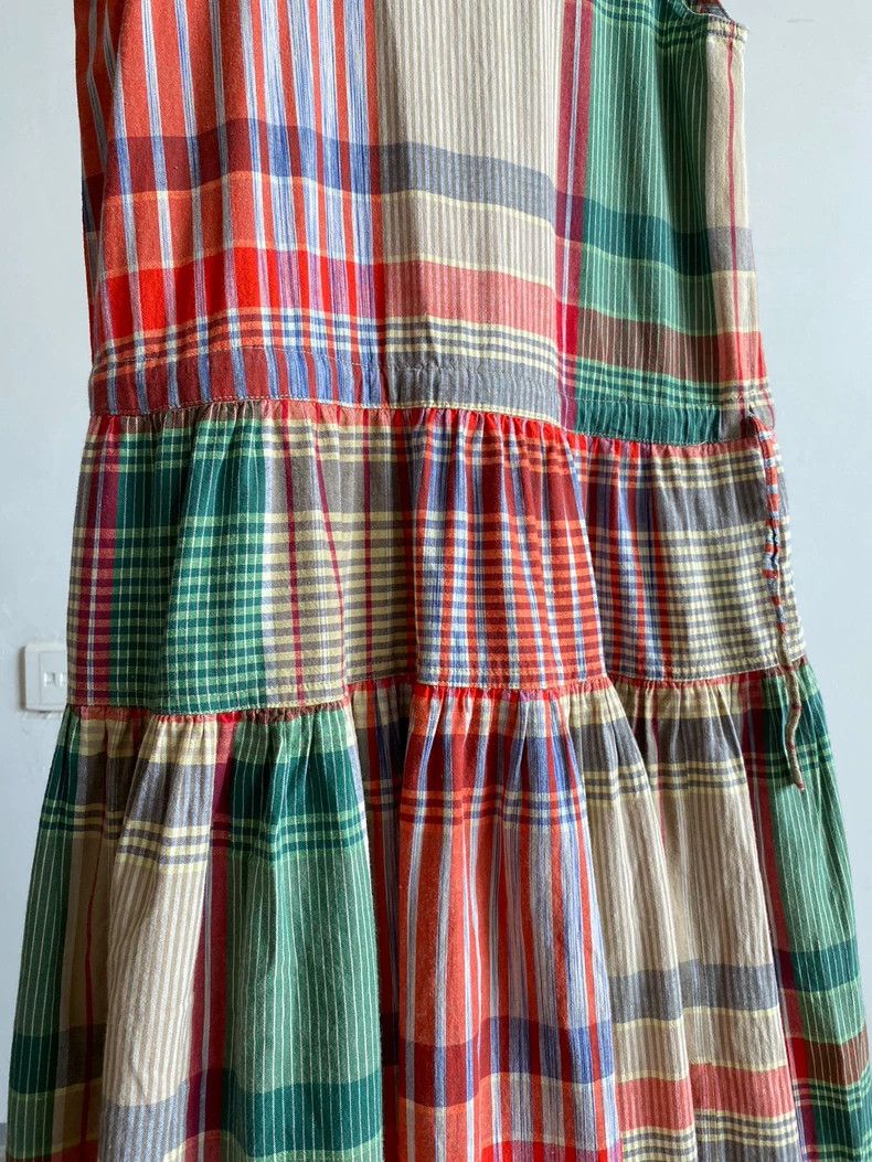 Issey Miyake Issey Miyake Sport Plaid Sleeveless Dress - dmc Size US M / EU 48-50 / 2 - 6 Thumbnail