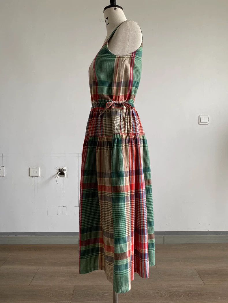 Issey Miyake Issey Miyake Sport Plaid Sleeveless Dress - dmc Size US M / EU 48-50 / 2 - 4 Thumbnail