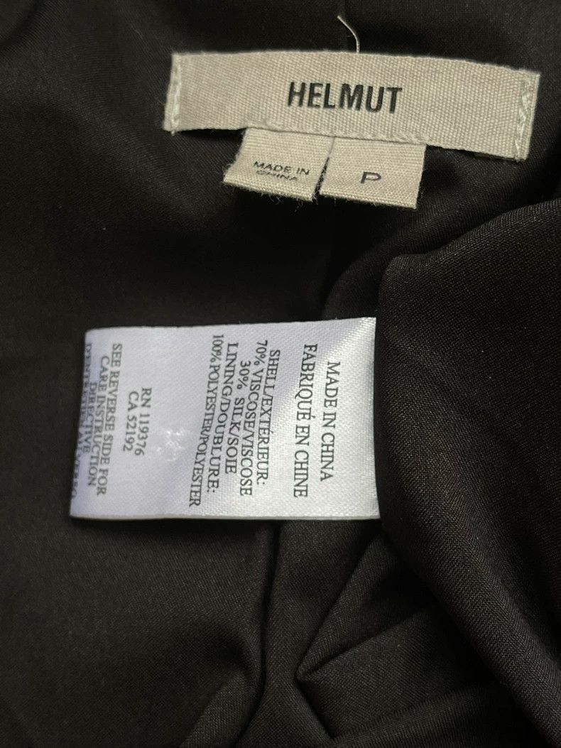 Helmut Lang Helmut Lang Asymmetric Collar Silk Blazer - dmc Size US M / EU 48-50 / 2 - 9 Thumbnail