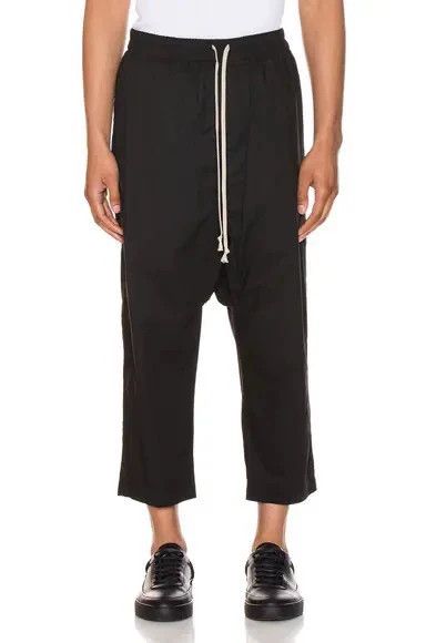 Rick Owens Rick Owens Men's Cropped Pants Black - dmc Size US 30 / EU 46 - 8 Thumbnail
