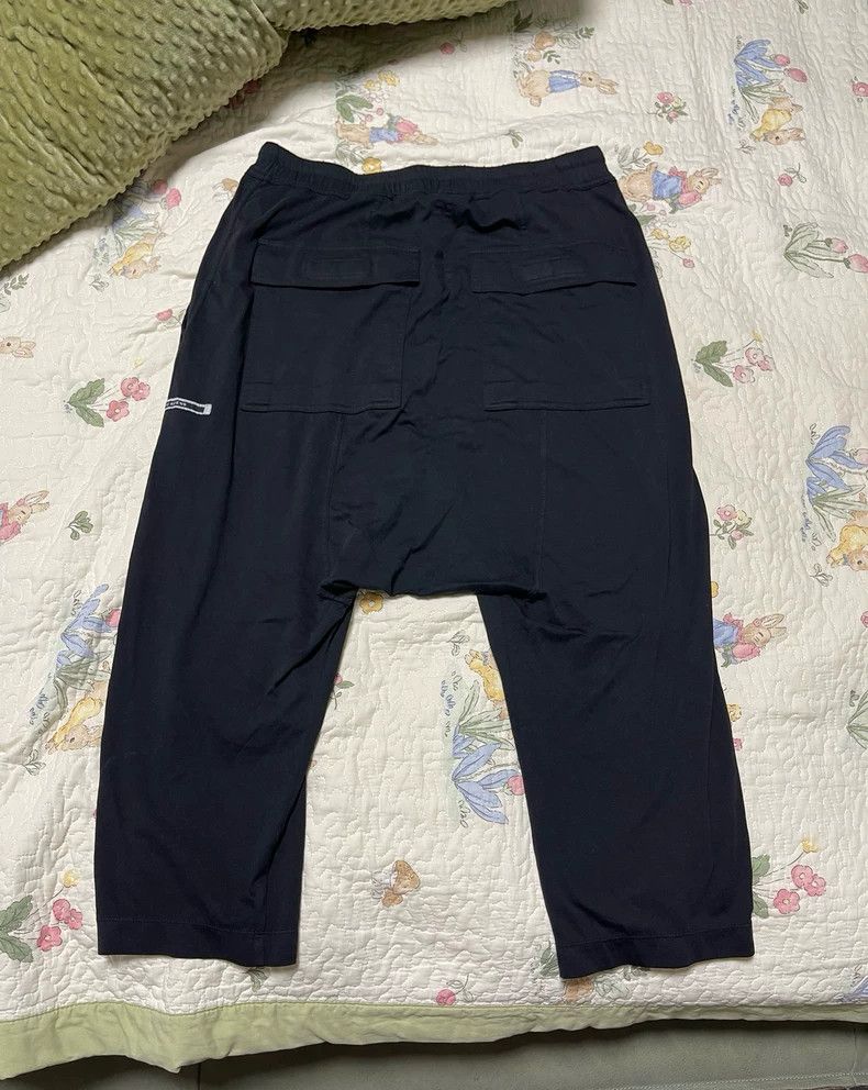 Rick Owens Drkshdw Rick Owens DRKSHDW Logo Drop-Crotch Pants - dmc Size US 32 / EU 48 - 3 Thumbnail