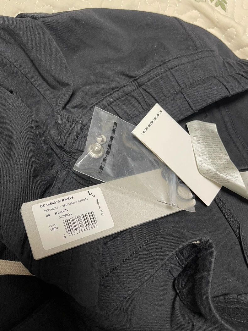 Rick Owens Drkshdw Rick Owens DRKSHDW Logo Drop-Crotch Pants - dmc Size US 32 / EU 48 - 7 Thumbnail